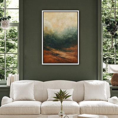 Toile, reproduction de paysage abstrait pour décoration de salon