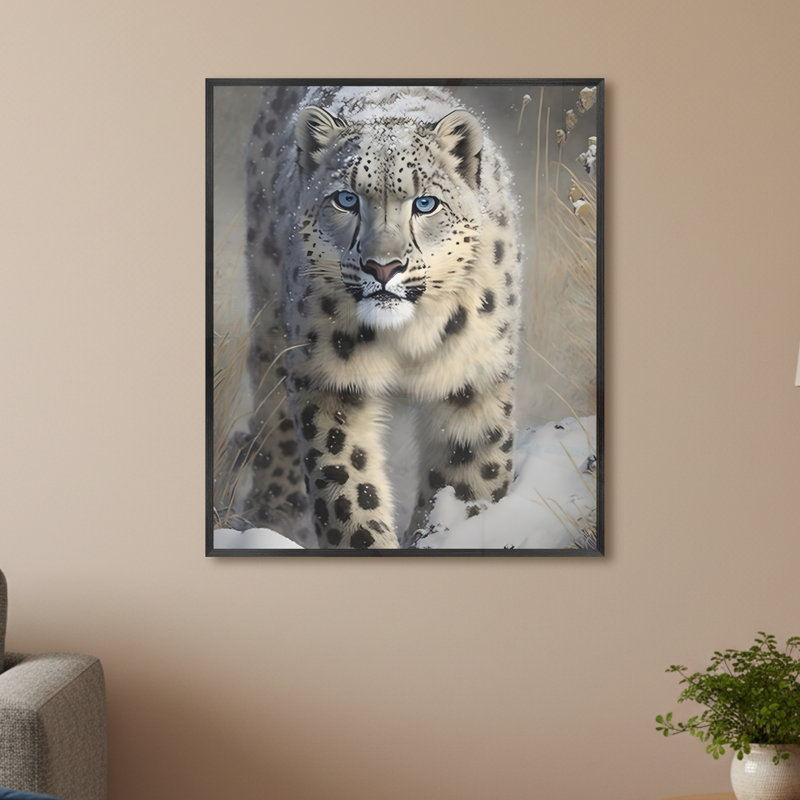 Single Picture Frame LED Illuminated Wall Art Wall Art on Glass / Aluminium, 60 cm H x 50 cm W