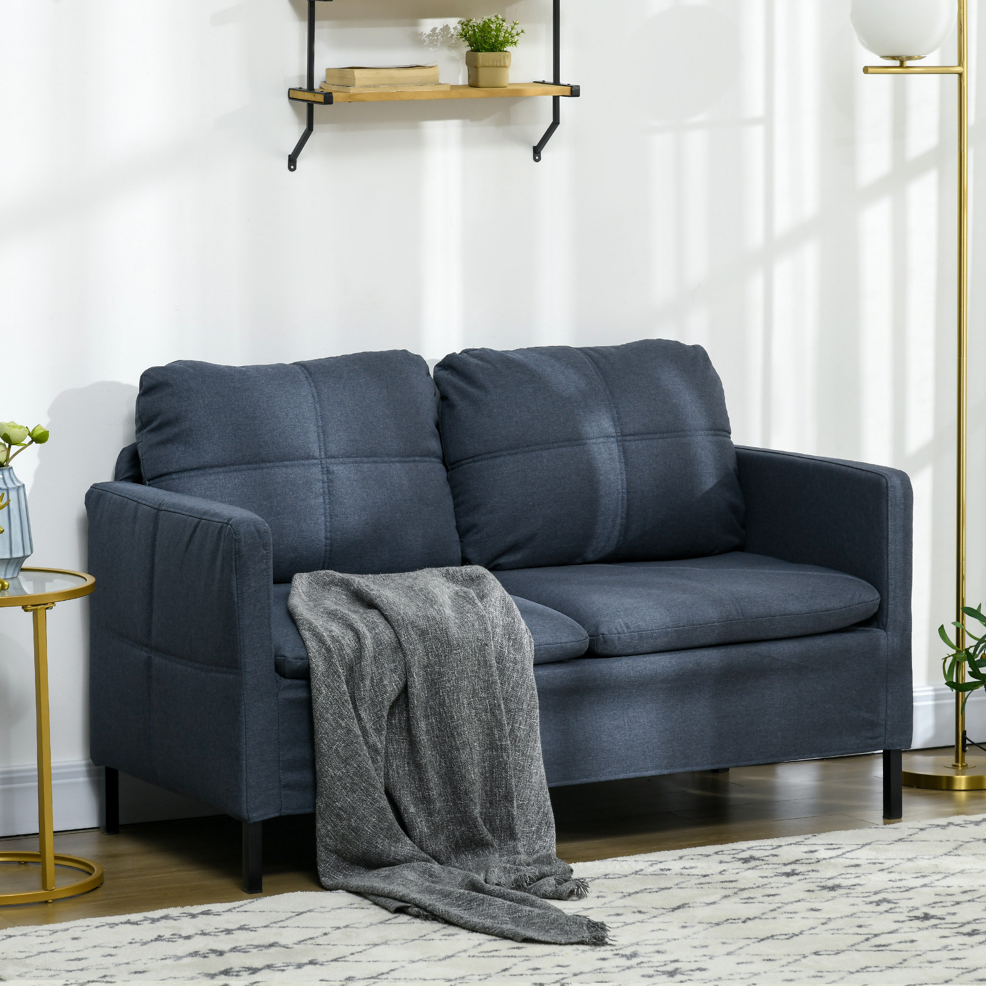 Ebern Designs Deisi 53.1'' Square Arm Loveseat - Wayfair Canada