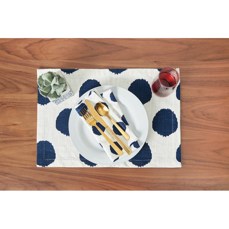 Serviette de table en coton 18 po, Bleu marine