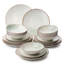 Service de table en porcelaine Aura Coastal Stripe Seafam