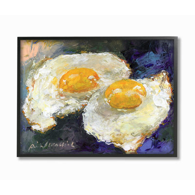 « classic side up œufs fritte reverse up life food », impression