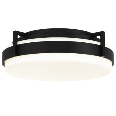 12-Inch Led Flush Mount With Energy-Smart 20W High-Performance Delivering 900 Lumens, 5 Color Temperature Choices 2700K - 5000K , Dimmable Function, Etched White Glass Diffuser, Effortless