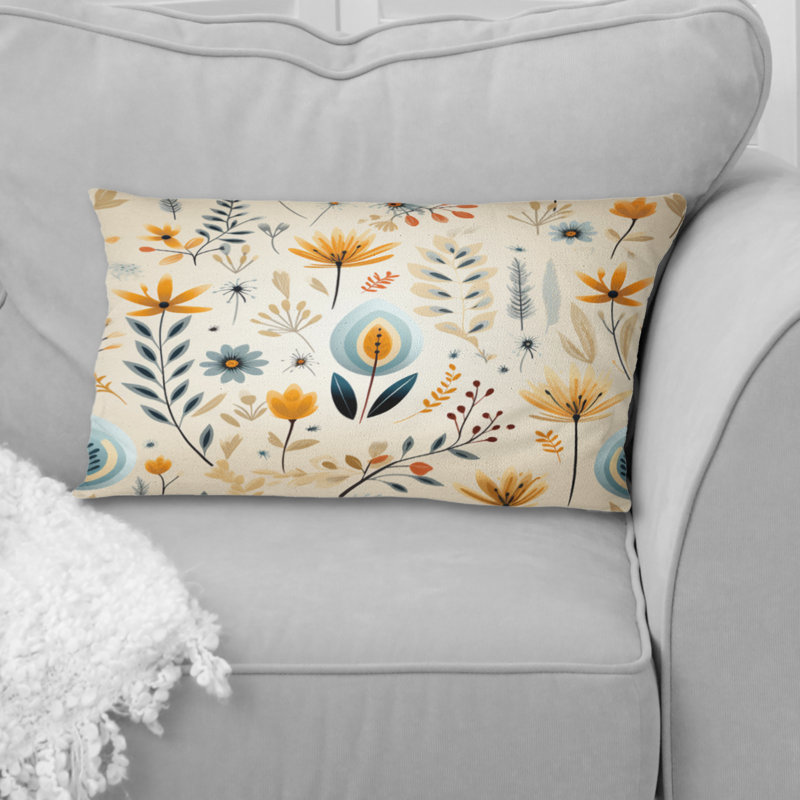 Motif de fougères Boho minimalisme beige IV - imprimé floral