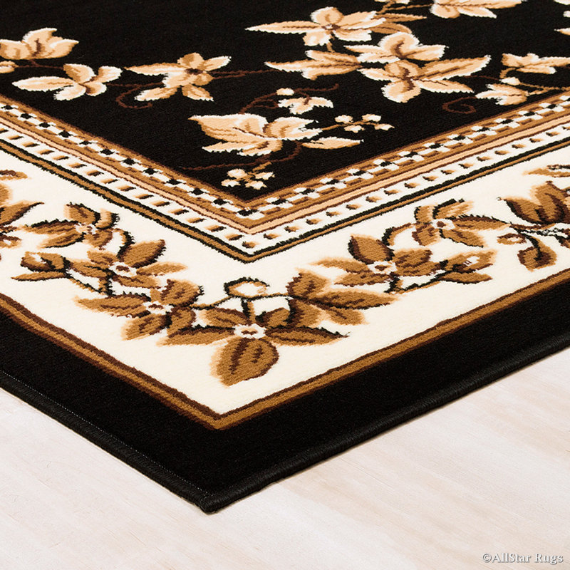 Floral Indoor Rug, Rectangle  7'7" x 10'6"