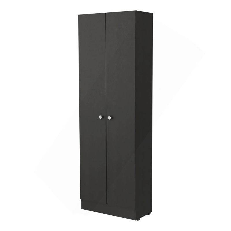 Armoire de rangement à deux portes Virginia, cinq tablettes