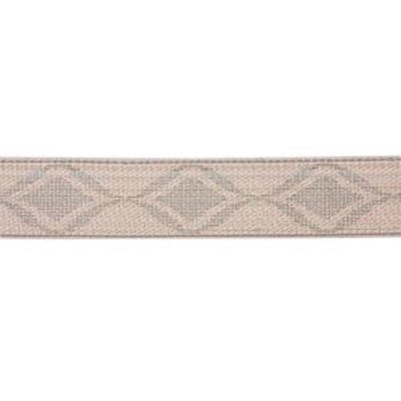 Tissu Jacquard Tapes, Ivoire