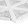 Carrara White Faceted 9.26" x 12" Polished Marble Mesh-Mounted Mosaic Tile