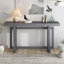 Console en bois avec base à tréteaux-1498706490-1485780338