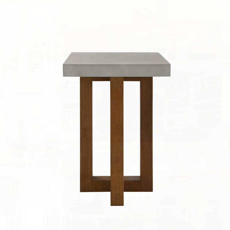 Table de bout en faux béton