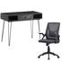 2 Piece Writing Desk Office Set