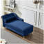 Chaise longue moderne avec revêtement en velours-137203307