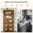 6-Tier Tall Bookshelf, Industrial Bookcase, 31.49" W x 11.02" D x 70.87" H-1543212359