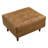 Geo 30'' Square Genuine Leather Tufted Upholstered Ottoman-119919581
