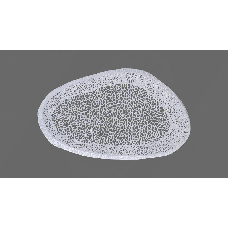 Table, table basse ovale blanche
