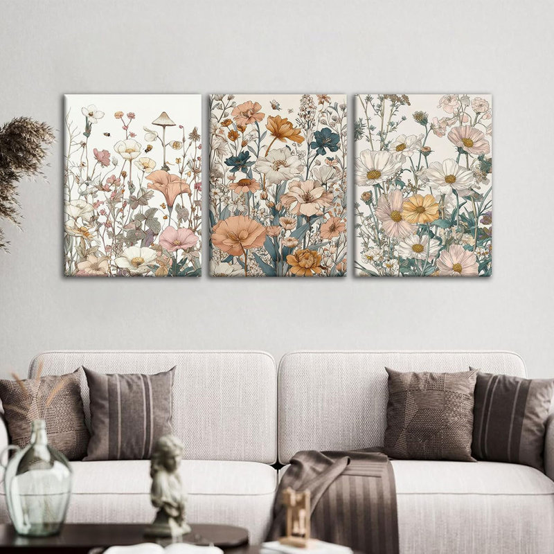 3 Piece Wrapped Canvas Print