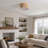 3-Wooden color adjustable round Flush Mount Ligh