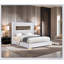 Magnifique meuble de chambre rembourré de style oriental de couleur blanche 1pc-319373886-319373884