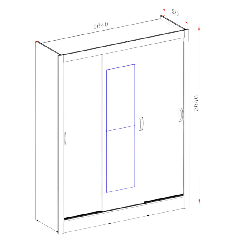 Kambre Armoire, Brown