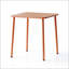 Table d'extérieur carrée imperméable Sera, idéale pour la cour, le balcon et les repas en plein air avec un design américain-941596327