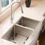 Courchevel Stainless Steel 36" L x 21" W Double Basin Undermount Kitchen Sink with Basket Strainer