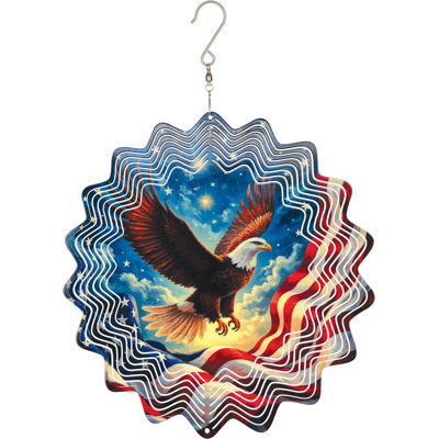Freedom Eagle Patriotic Wind Spinner - 11 inches - 891DDD6EBCB241F490818EC4035D8818