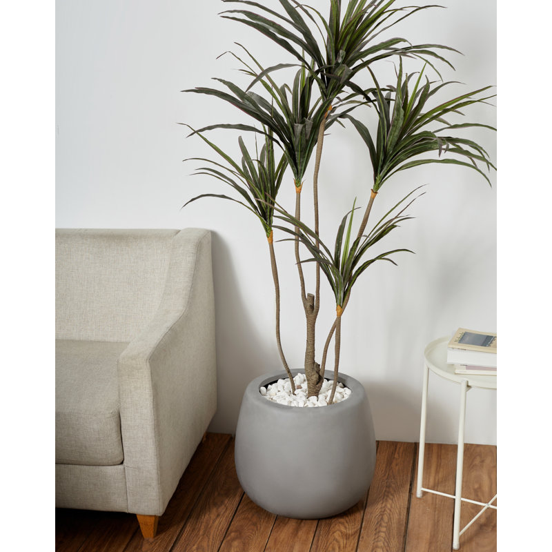 Pot à fleur Finstad, Gris, H 15 po x l 14 po x P 14 po