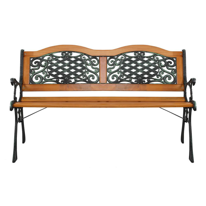 Ade Powder Coated Steel Outdoor Bench