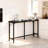 55'' Counter Height Bar Dining Table With Metal Frame Rectangular Pub Sofa Table For Kitchen ,Living Room-2134696391-2134696389