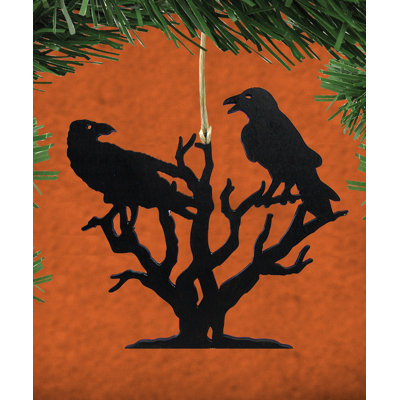 Aimants en bois rustique crow