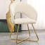 Fauteuil demi-tonneau en velours-87082133