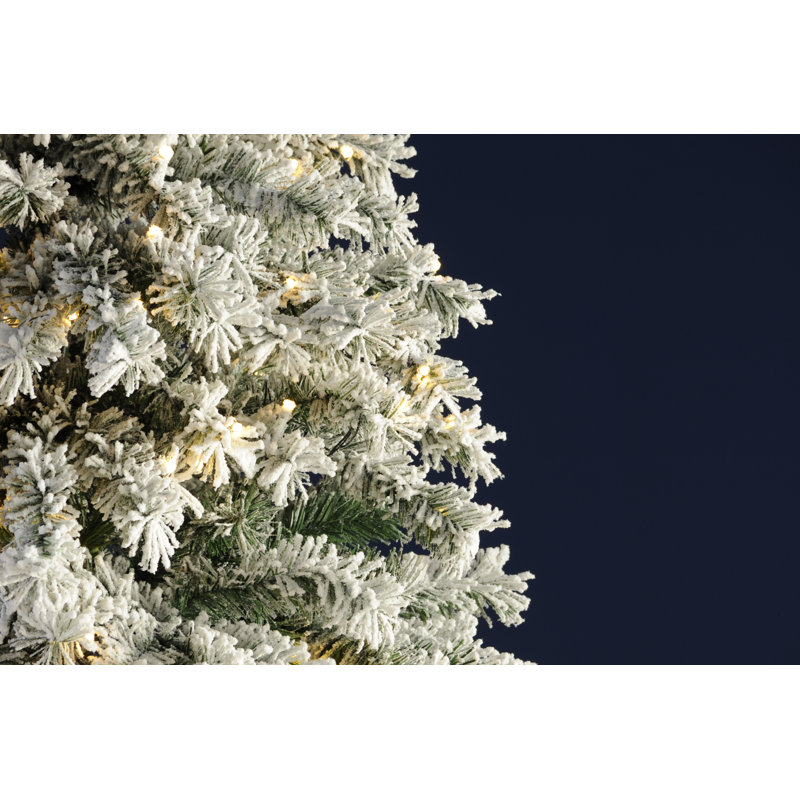 6.89' H Lighted Artificial Pine Christmas Tree