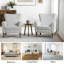 Gustaf 79cm Wide Country Armchair with Solid Wood Legs