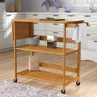 Syid Solid Wood Kitchen Island