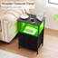39cm W Metal Bedside Table