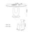 Ensemble de table de salle à manger simple, luxueux et haut de gamme-437977565-437977562