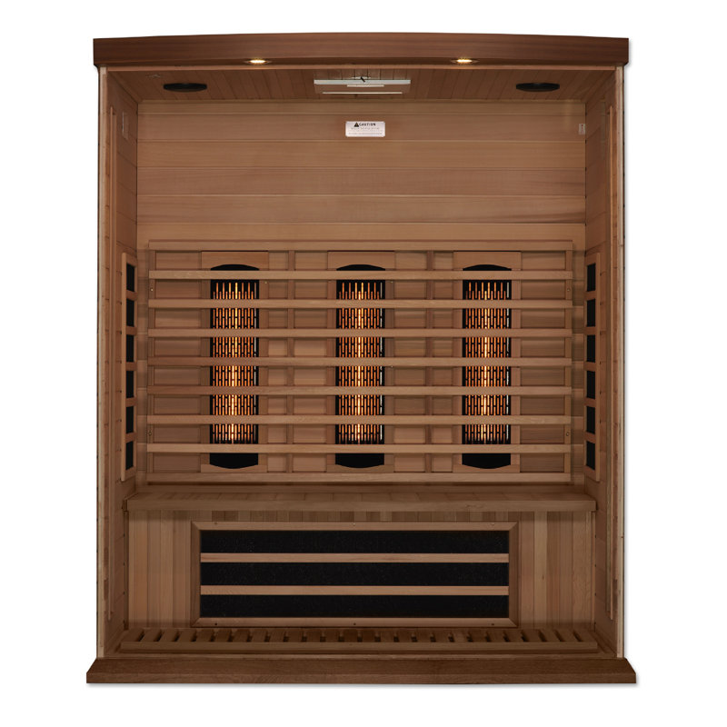 Dynamic Saunas (Maxxus) 3-Person Full Spectrum IR Sauna in Canadian Cedar				