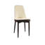 De 2 chaises de cuisine, cuir PU luxueux, pieds en métal noir pour une cuisson confortable (beige et coussins moelleux, confort-444628059-445060366