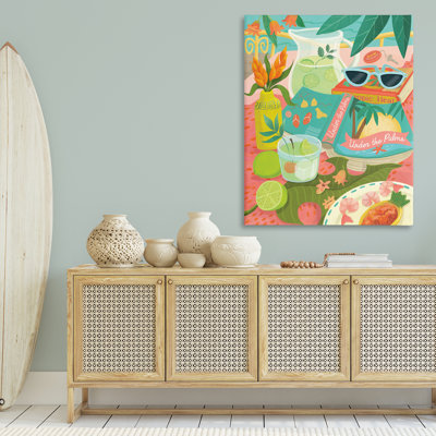  "Tropical Drinks on Beach", art mural par Laura Watson