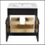 Ensemble de meuble-lavabo simple 30 po avec 3 tiroirs, meuble-lavabo autoportant avec cadre en bois massif 30 po-1403442706