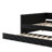 Full XL Size Upholstered Daybed With Trundle And LED-1286392873