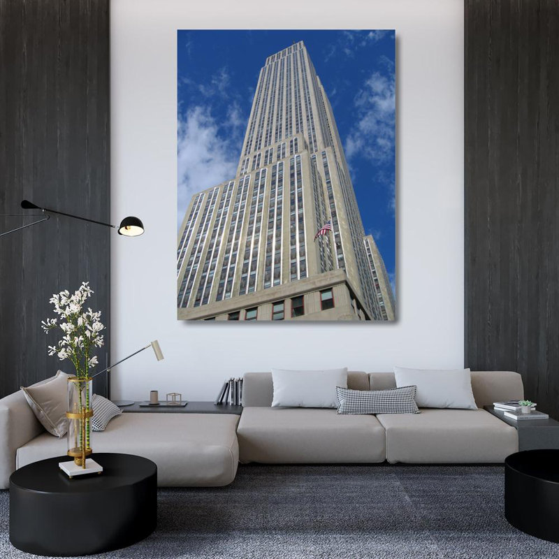 New York City Empire State Building, H 48 po x l 36 po