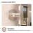 Lunova 20 in. W x 30 in. H Rectangular Framed Tilt Wall Mount Bathroom Vanity Mirror in Nickel-2039501202-2039501204