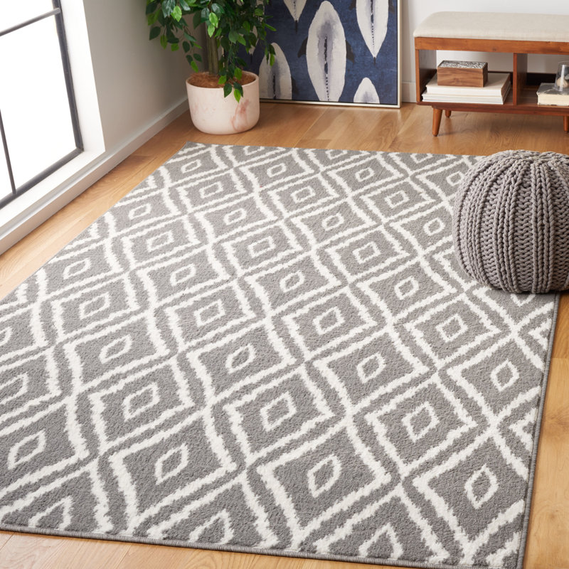 Jamye Performance Geometric Rug, Rectangle 5'3" x 7'8"