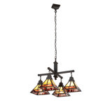 4 - Light Dimmable Square / Rectangle Chandelier