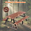 Table de pique-nique 75 "en bois massif pour 8 personnes - Table de salle à manger d'extérieur avec bancs intégrés et trou pour parasol-124934340-124934342