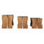 Solid Wood Nesting Tables With Dovetail Joinery