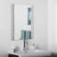 Miroir murale de coiffeuse Polett