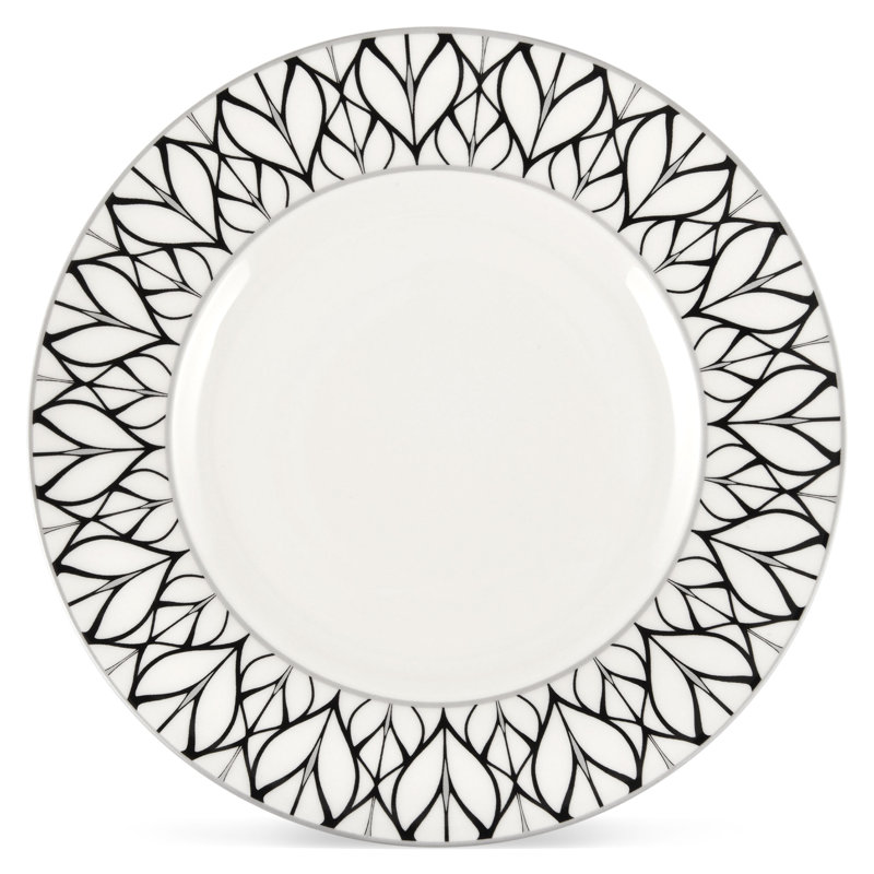 Ellington Dinner Plate, White