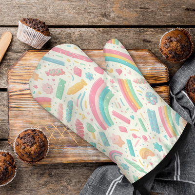 Sergé en coton Funfetti